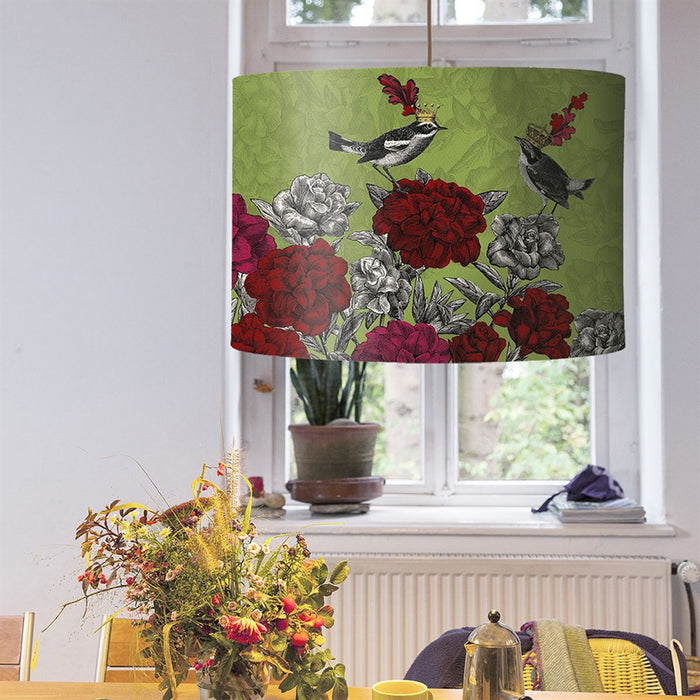 Blooming Birds, Rhododendron, Lampshade