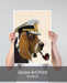 Basset Hound Sea Dog, Dog Art Print, Wall art | Framed Black