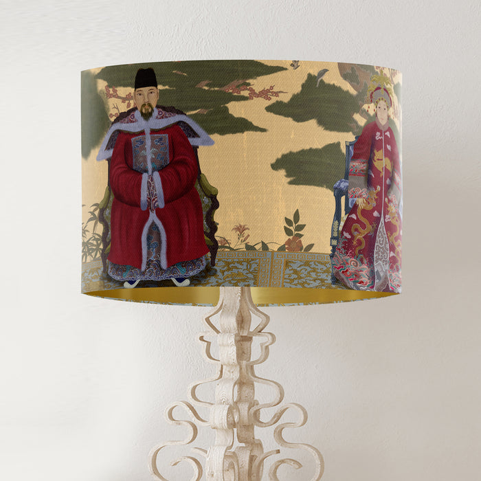 Ancestors On Gold Chinoiserie Wholesale Lampshade