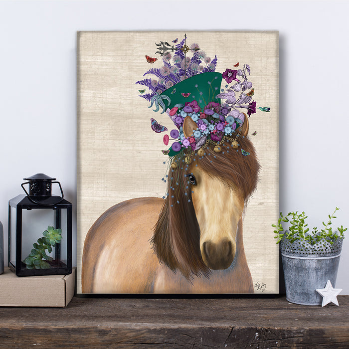 Horse Mad Hatter, Animal Art Print, Wall Art
