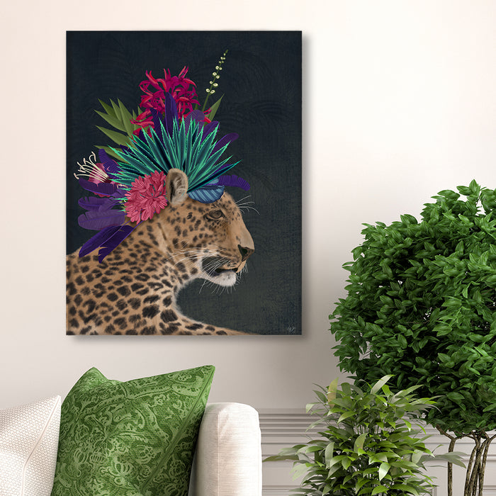Hot House Leopard 1, Art Print, Canvas Wall Art