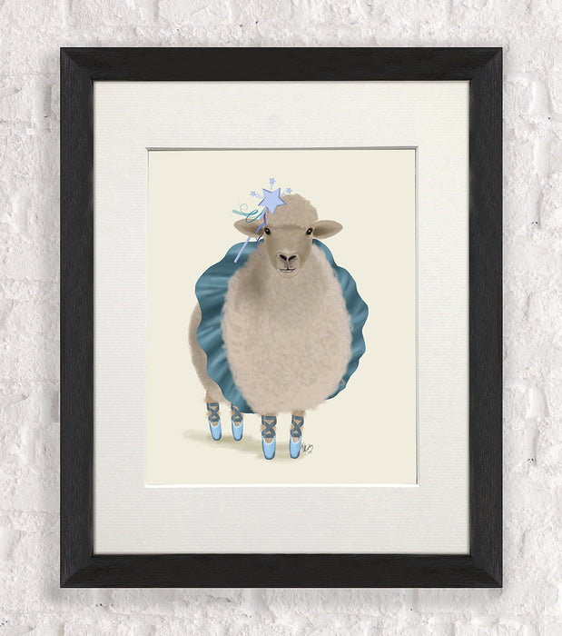 Ballet Sheep 5, Animal Art Print, Wall Art
