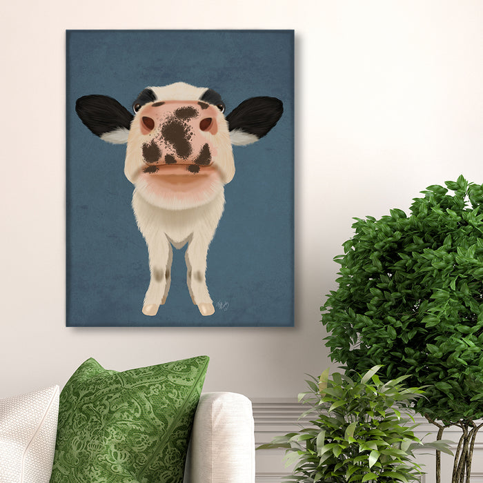 Nosey Cow 1, Animal Art Print, Wall Art