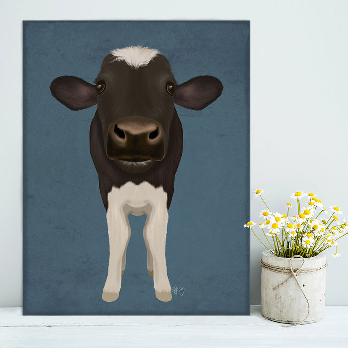 Nosey Cow 2, Animal Art Print, Wall Art