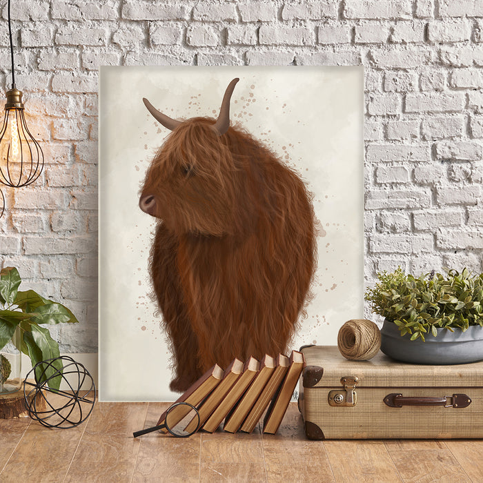 Highland Cow 4, Full, Animal Art Print