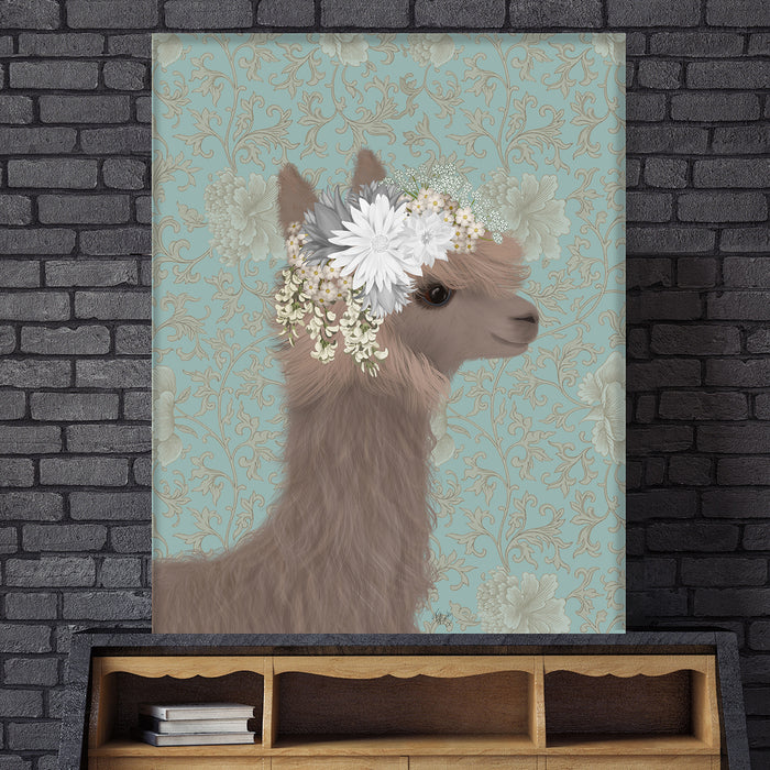 Llama Bohemian 3, Animal Art Print, Wall Art
