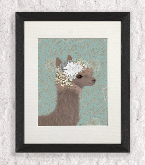 Llama Bohemian 3, Animal Art Print, Wall Art
