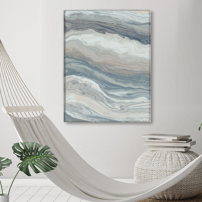 Marble Surf 1, Abstract Art Print, Nautical canvas art