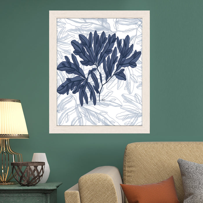 Seaweed 4 Blue, Nautical print, Coastal art
