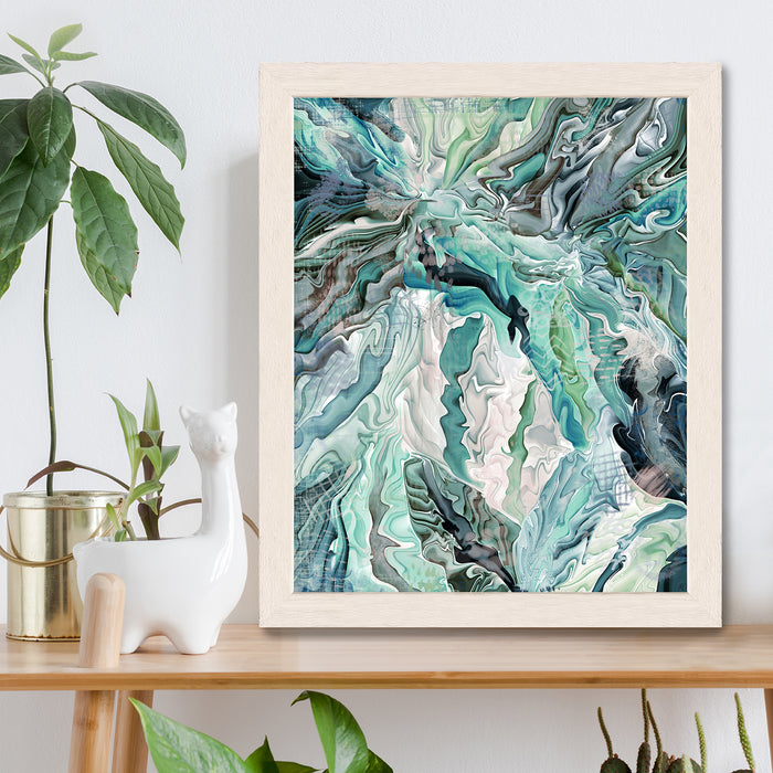Tropical Forest Abstract 1, Abstract Art Print, Wall art