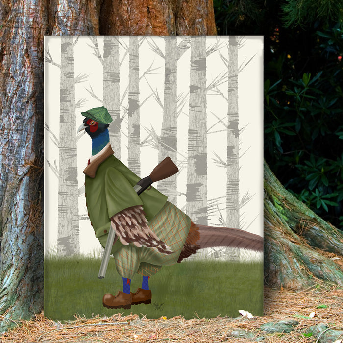 Pheasant Shooting Party 1, Art Print, Canvas, Wall Art