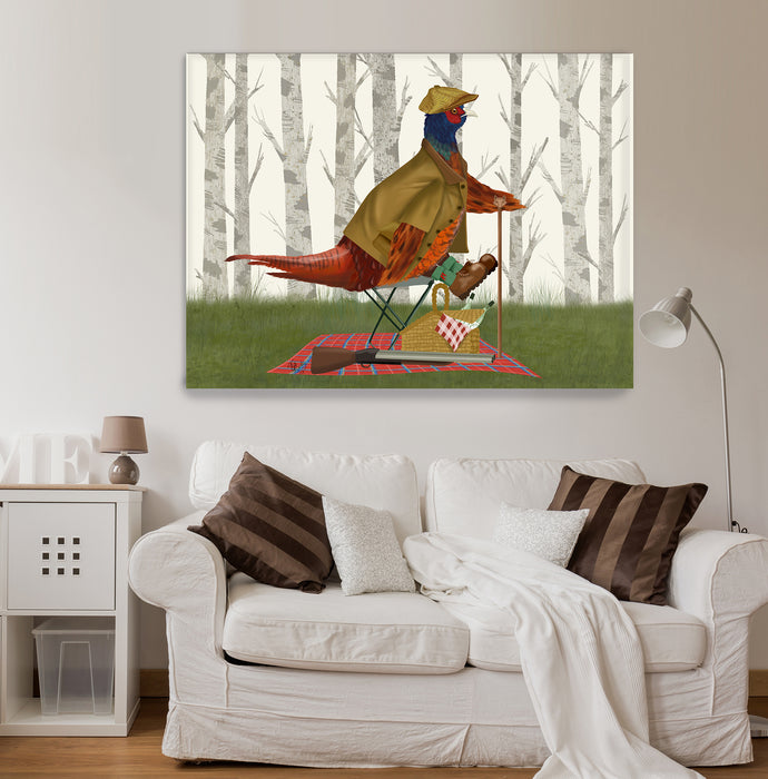 Pheasant Shooting Party 4, Art Print, Canvas, Wall Art