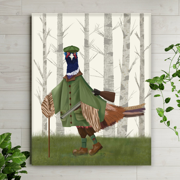 Pheasant Shooting Party 6, Art Print, Canvas, Wall Art