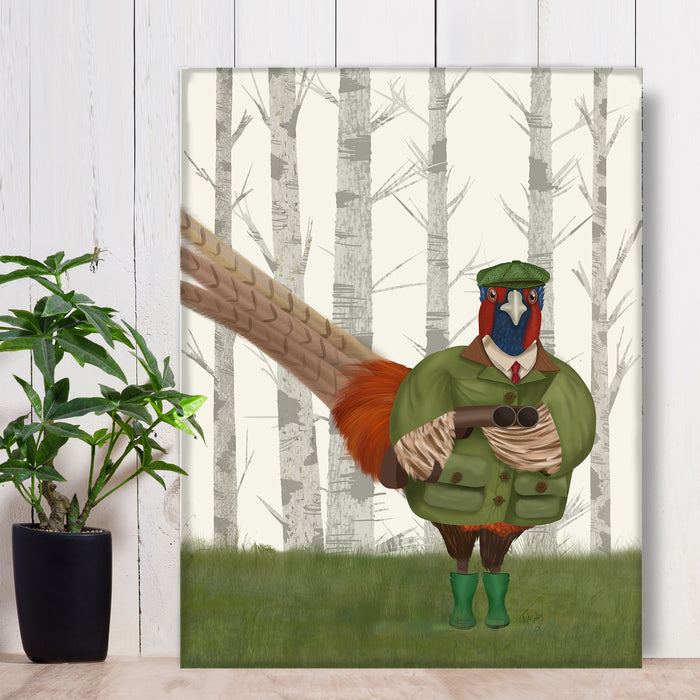 Pheasant Shooting Party 7, Art Print, Canvas, Wall Art