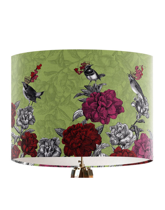 Blooming Birds, Rhododendron, Lampshade
