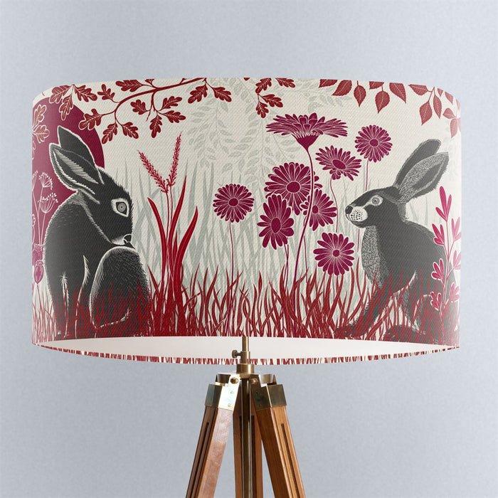 Country Lane Hares, FIRE, Lampshade
