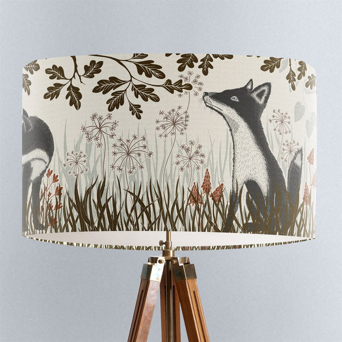 Country Lane Foxes, EARTH, Lampshade