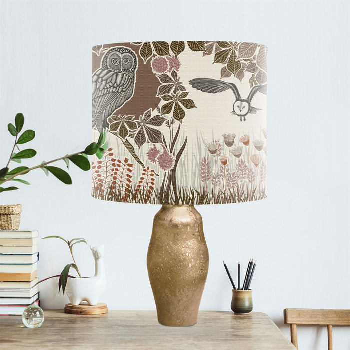 Country Lane Owls, EARTH, Lampshade