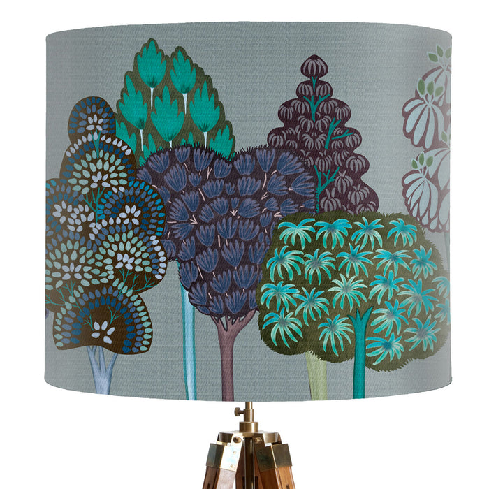 Serene Forest, Blues, Lampshade