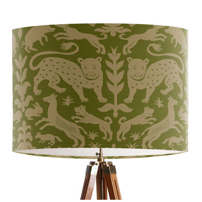 Beasts, Olive Green, Lampshade
