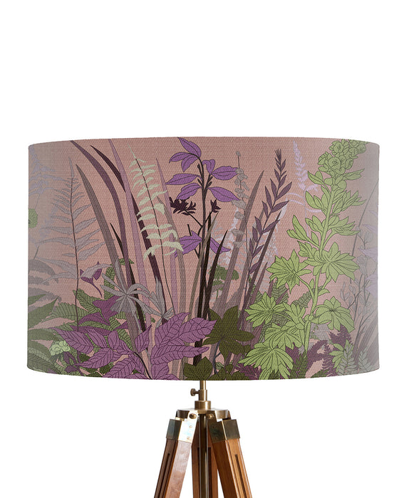 Hedgerow Blush,Botanical Lamp shade, Drum, Pendant Lighting
