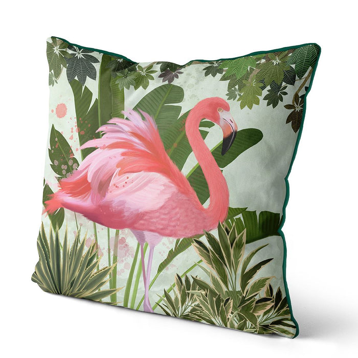 Tropical Flamingo, Single, Cushion / Throw Pillow