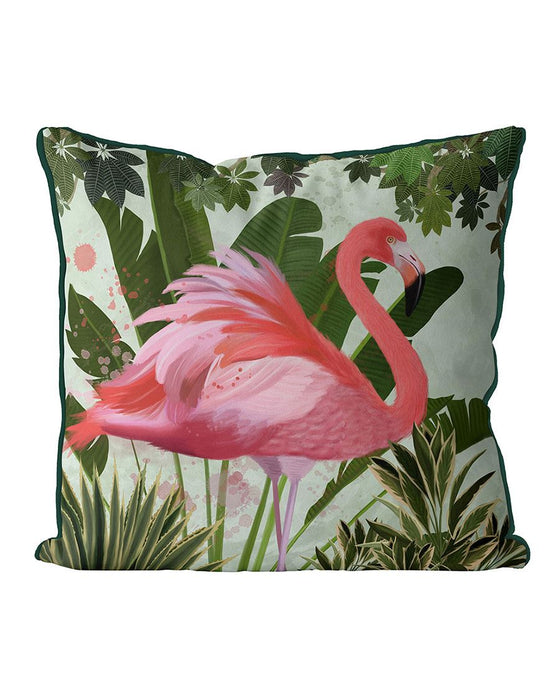 Tropical Flamingo, Single, Cushion / Throw Pillow