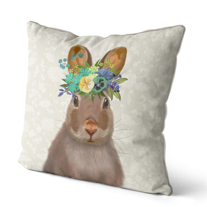 Rabbit Bohemian, Cushion / Throw Pillow