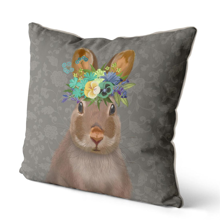 Rabbit Bohemian, Cushion / Throw Pillow