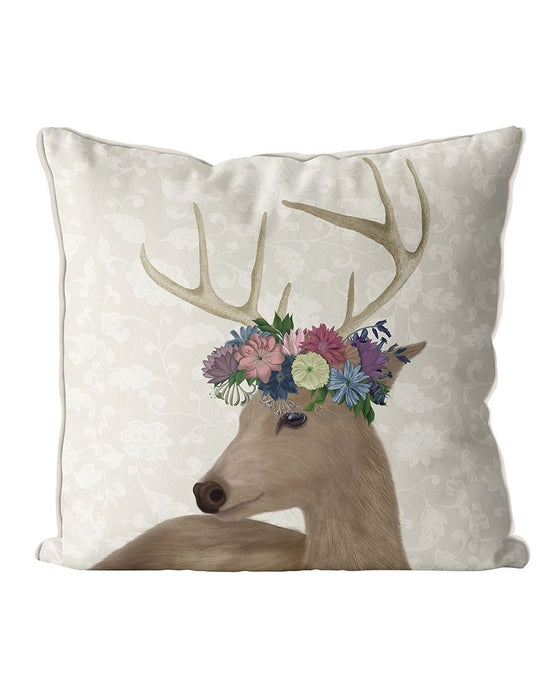 Deer Bohemian, Cushion / Throw Pillow