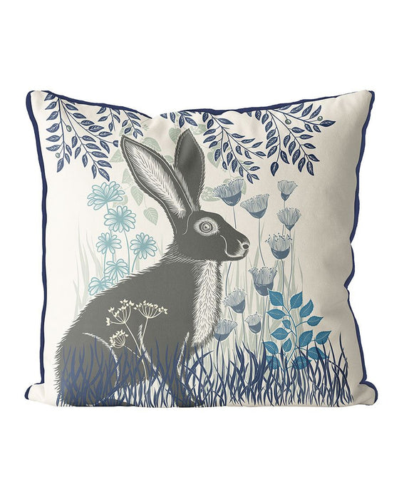 Country Lane Hare 1 Cushion / Throw Pillow