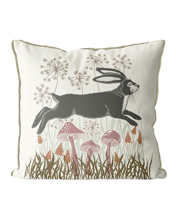 Country Lane Hare 4 Cushion / Throw Pillow