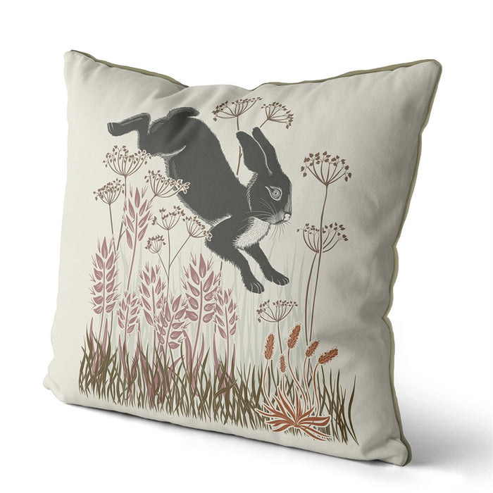 Country Lane Hare 5 Cushion / Throw Pillow