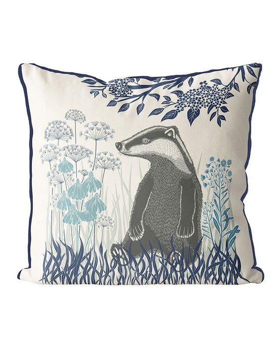 Country Lane Badger 3 Cushion / Throw Pillow