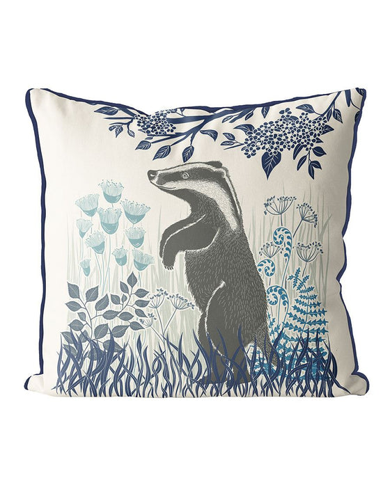 Country Lane Badger 4 Cushion / Throw Pillow