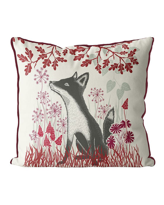 Country Lane Fox 1 Cushion / Throw Pillow