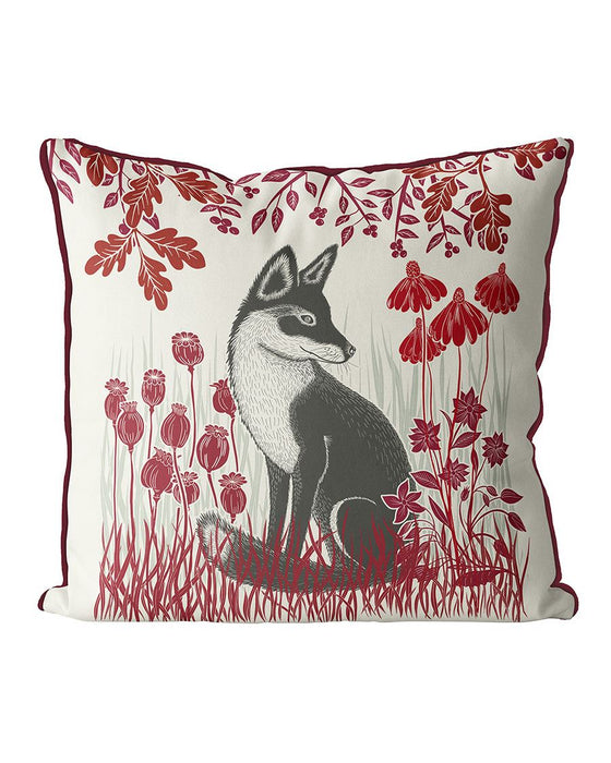 Country Lane Fox 3 Cushion / Throw Pillow