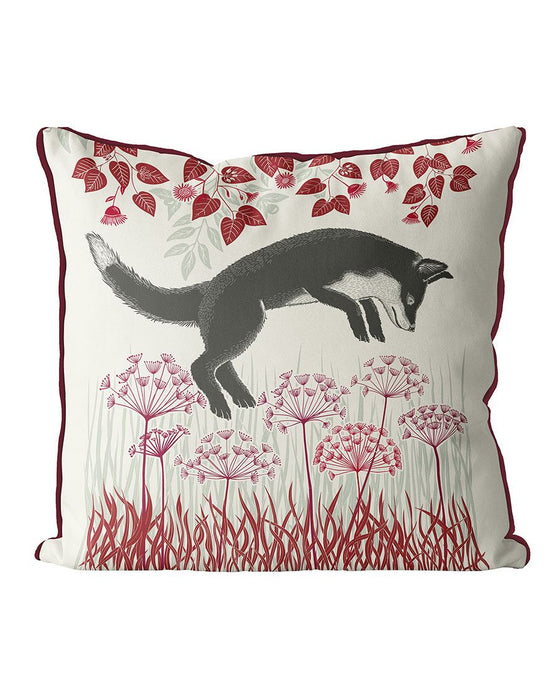 Country Lane Fox 4 Cushion / Throw Pillow