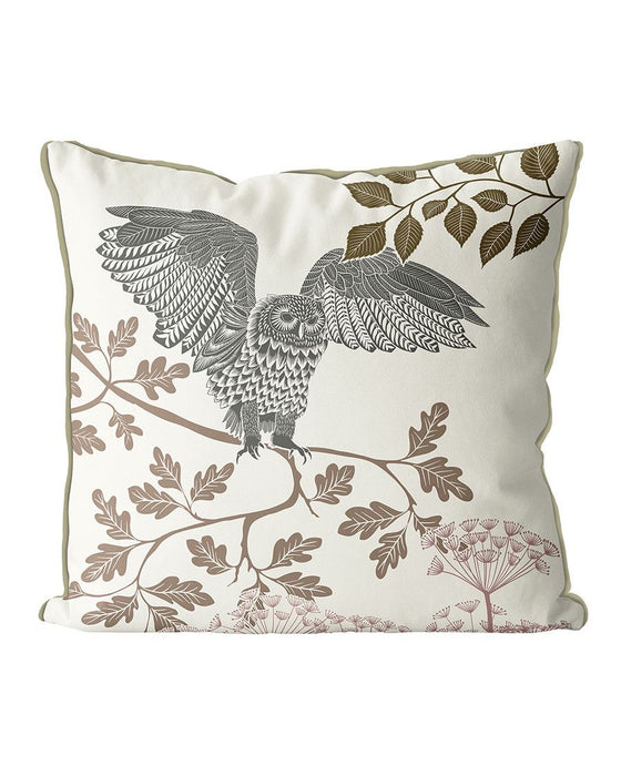 Country Lane Owl 5 Cushion / Throw Pillow