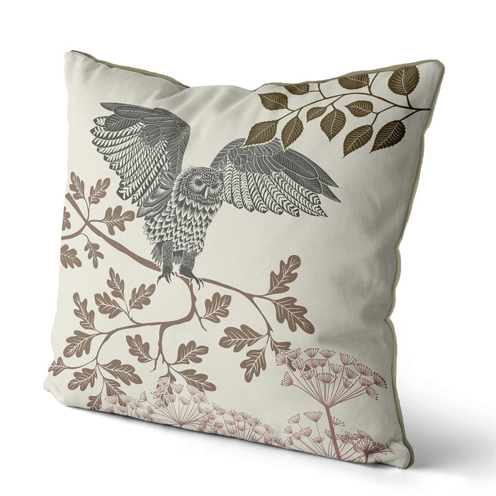 Country Lane Owl 5 Cushion / Throw Pillow