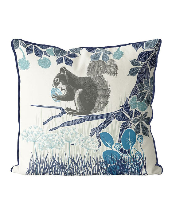 Country Lane Squirrel 1 Cushion / Throw Pillow
