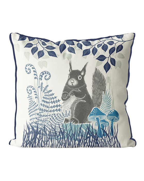 Country Lane Squirrel 2 Cushion / Throw Pillow