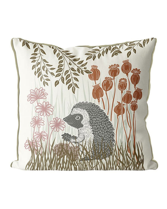 Country Lane Hedgehog Cushion / Throw Pillow