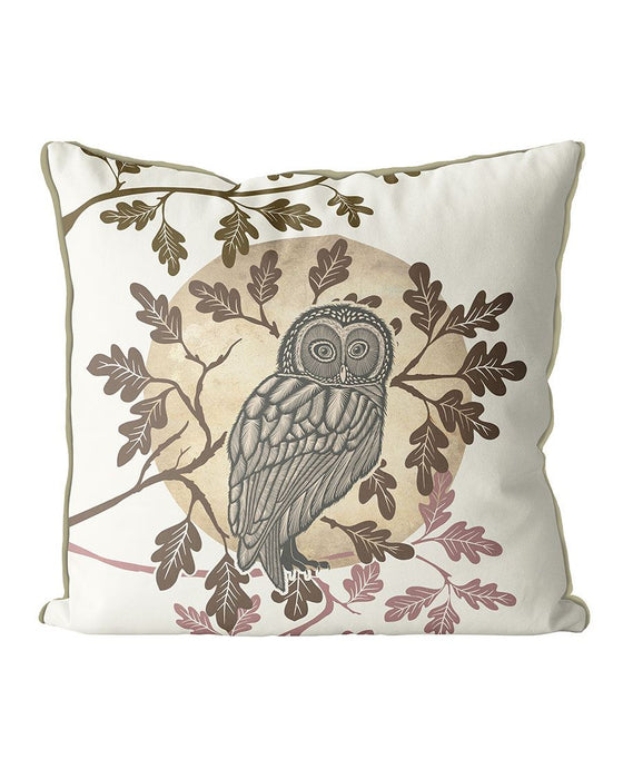 Country Lane Owl 1 Cushion / Throw Pillow