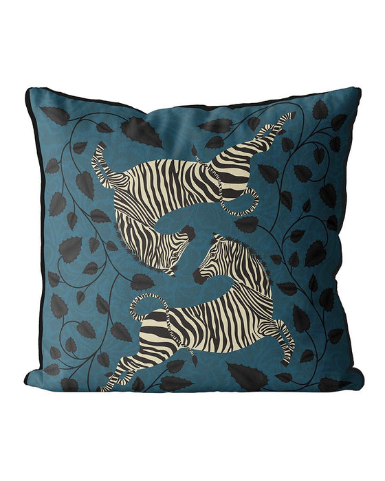 Zebra Twins, Animalia, Cushion / Throw Pillow