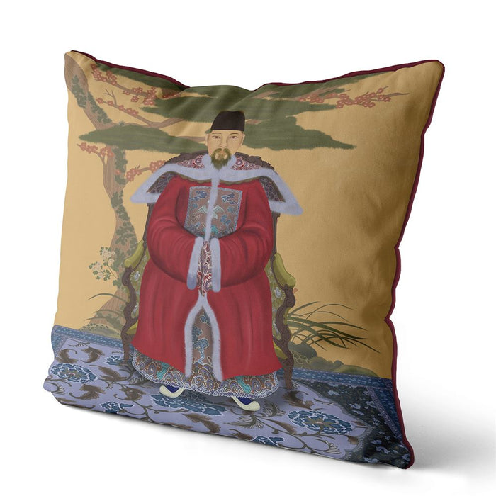 Chinese Emperor 1, Cushion / Throw Pillow