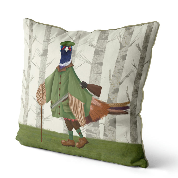 Pheasant shooting party 6, Cushion / Throw Pillow