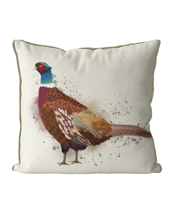 Pheasant splash 1, Cushion / Throw Pillow