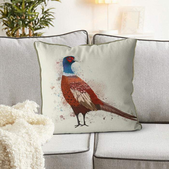 Pheasant splash 5, Cushion / Throw Pillow
