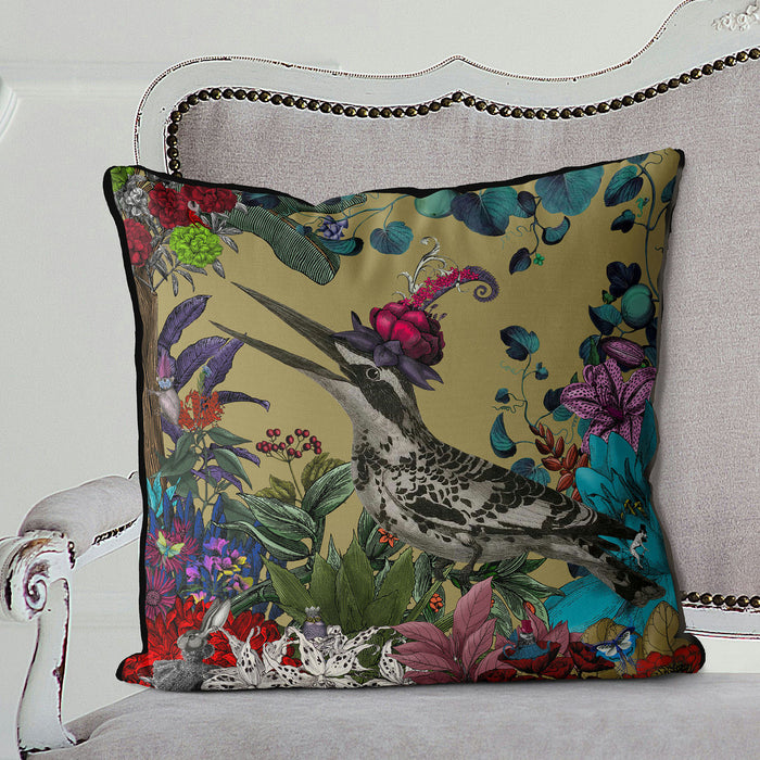 Glorious Plumes 12, Bird Cushion / Throw Pillow